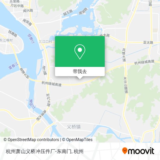 杭州萧山义桥冲压件厂-东南门地图