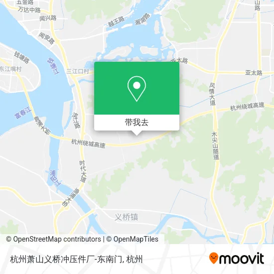 杭州萧山义桥冲压件厂-东南门地图