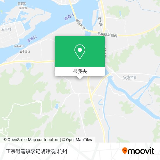 正宗逍遥镇李记胡辣汤地图