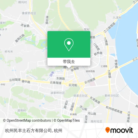 杭州民丰土石方有限公司地图