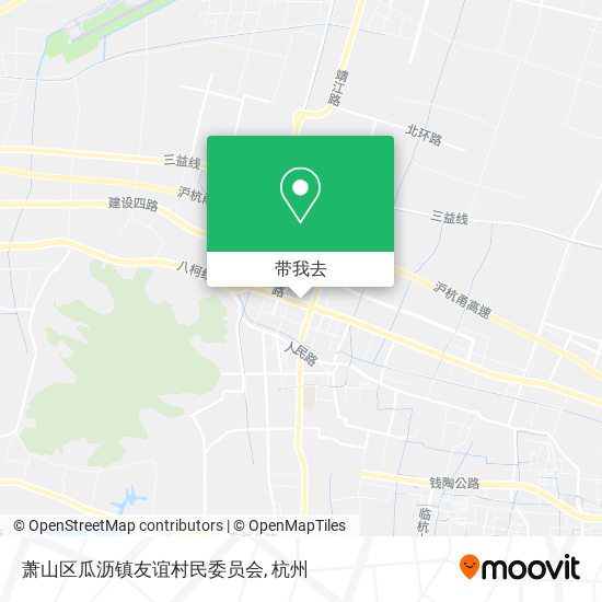 萧山区瓜沥镇友谊村民委员会地图