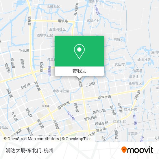 润达大厦-东北门地图