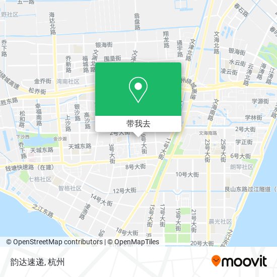 韵达速递地图
