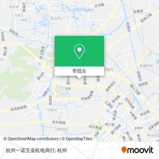 杭州一诺五金机电商行地图