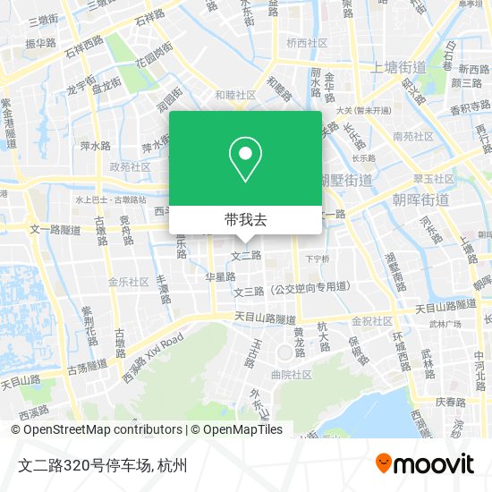 文二路320号停车场地图
