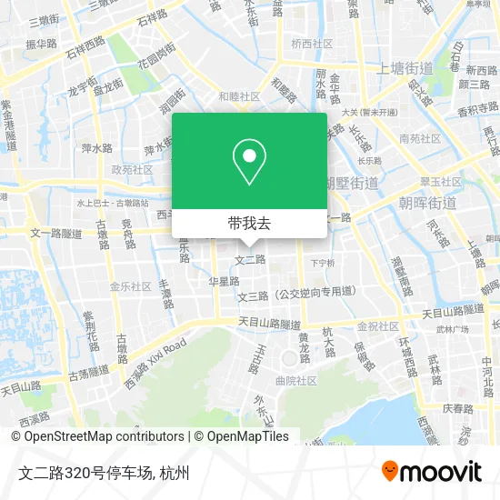 文二路320号停车场地图