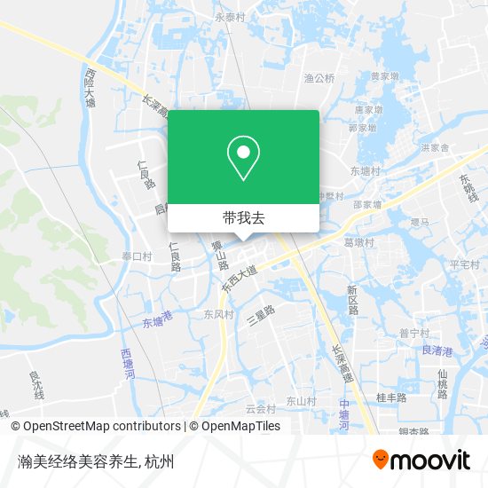 瀚美经络美容养生地图