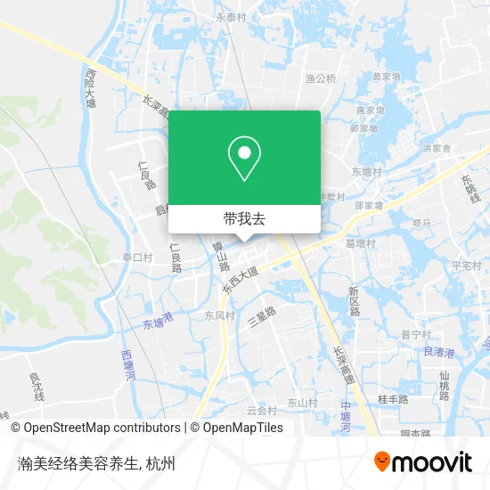 瀚美经络美容养生地图