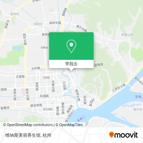 维纳斯美容养生馆地图