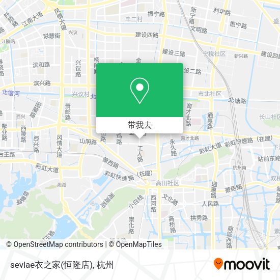 sevlae衣之家(恒隆店)地图