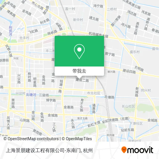 上海景朋建设工程有限公司-东南门地图