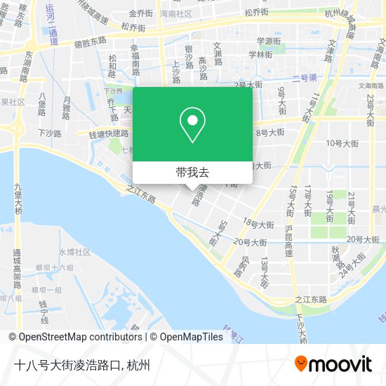 十八号大街凌浩路口地图