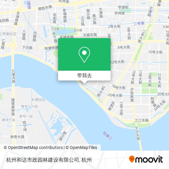 杭州和达市政园林建设有限公司地图