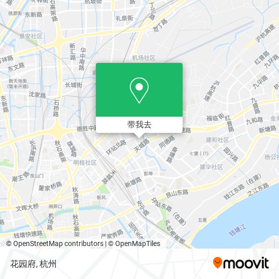花园府地图