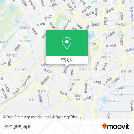 金舍服饰地图