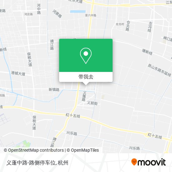 义蓬中路-路侧停车位地图