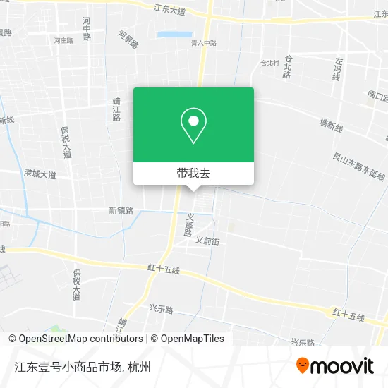 江东壹号小商品市场地图