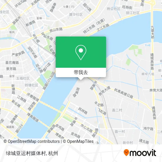 绿城亚运村媒体村地图