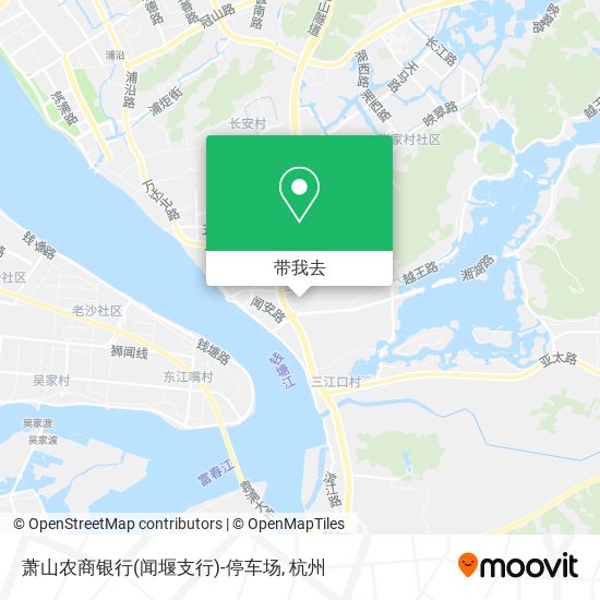 萧山农商银行(闻堰支行)-停车场地图