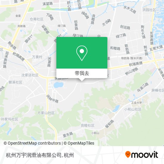 杭州万宇润滑油有限公司地图