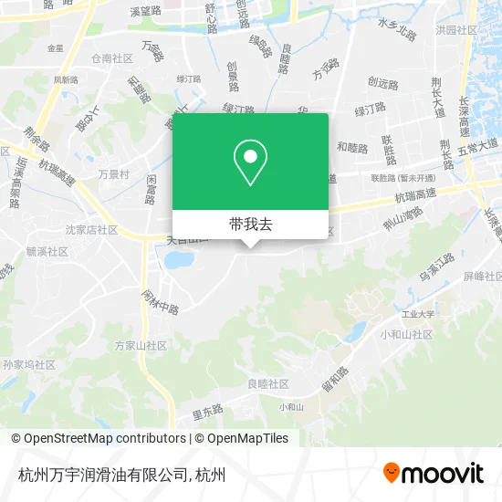 杭州万宇润滑油有限公司地图