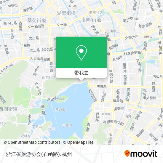 浙江省旅游协会(石函路)地图