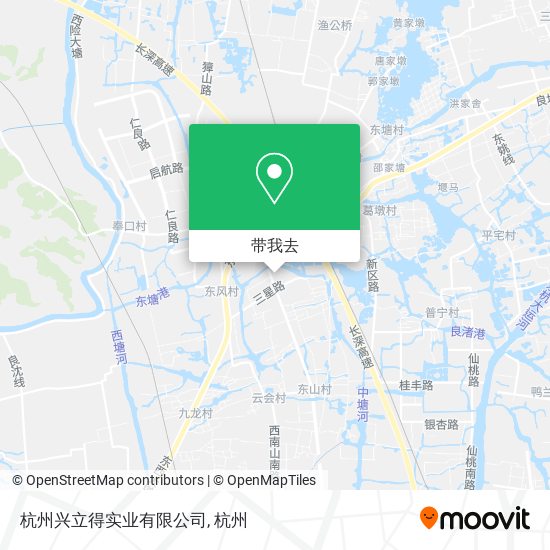 杭州兴立得实业有限公司地图