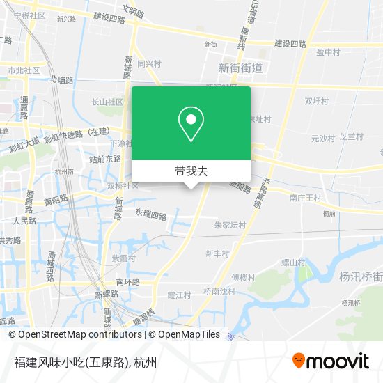 福建风味小吃(五康路)地图