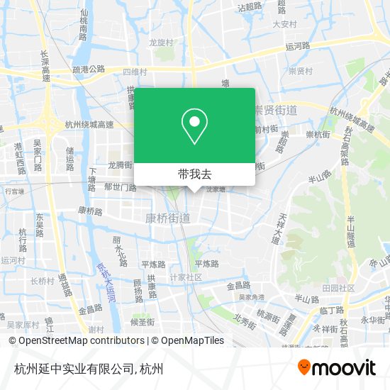 杭州延中实业有限公司地图
