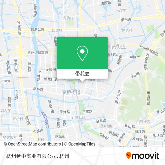 杭州延中实业有限公司地图