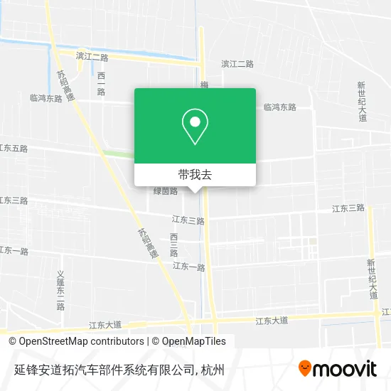 延锋安道拓汽车部件系统有限公司地图
