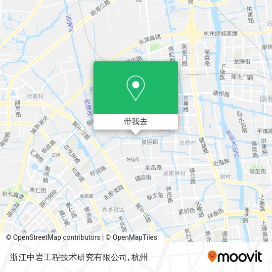 浙江中岩工程技术研究有限公司地图