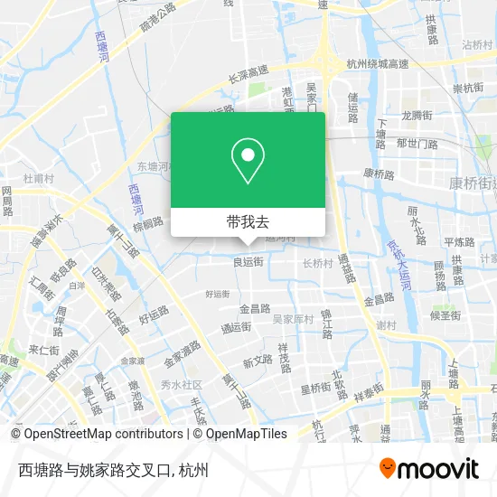 西塘路与姚家路交叉口地图