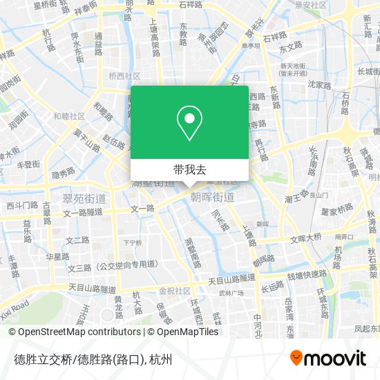 德胜立交桥/德胜路(路口)地图