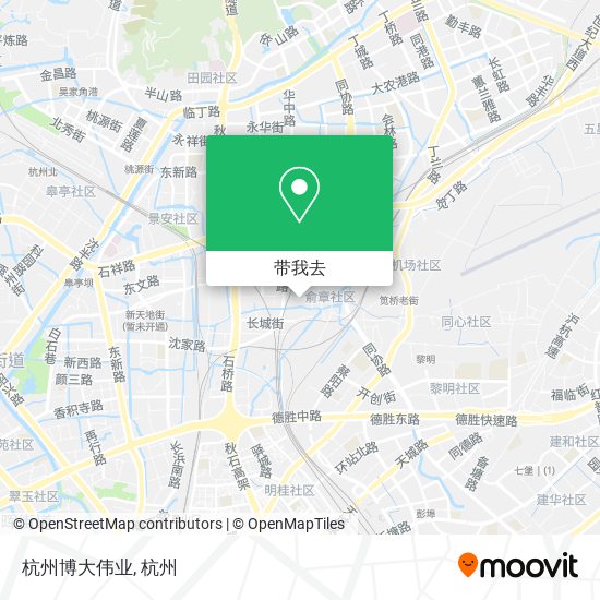 杭州博大伟业地图