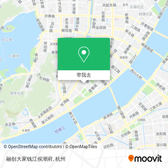 融创大家钱江侯潮府地图