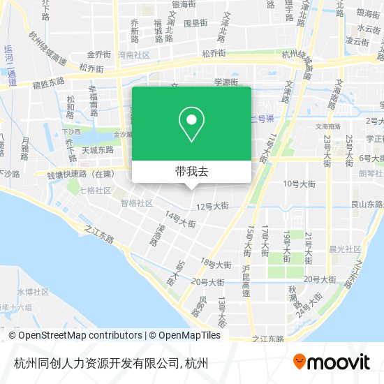 杭州同创人力资源开发有限公司地图
