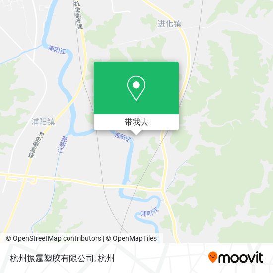 杭州振霆塑胶有限公司地图