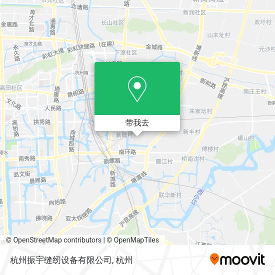 杭州振宇缝纫设备有限公司地图