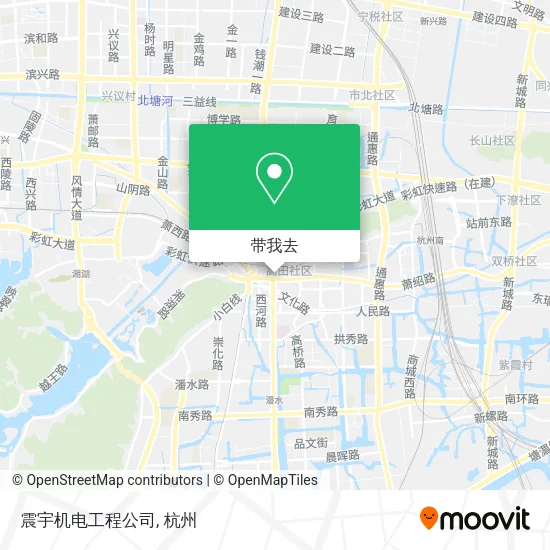 震宇机电工程公司地图