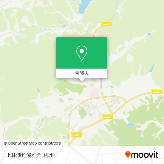 上林湖竹溪雅舍地图