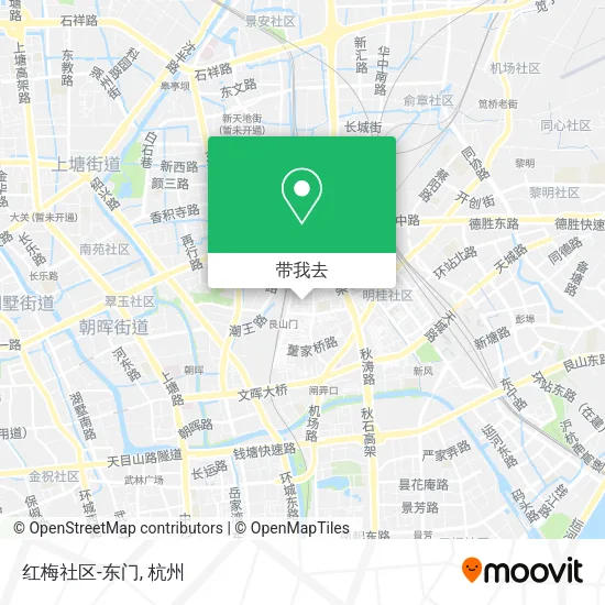 红梅社区-东门地图