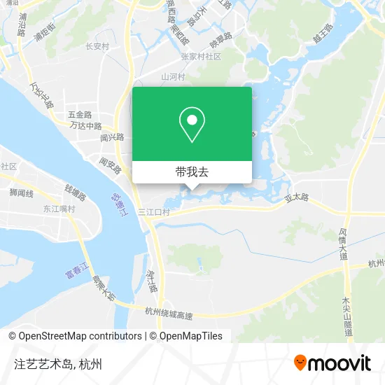 注艺艺术岛地图