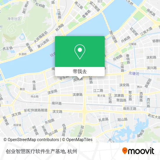 创业智慧医疗软件生产基地地图