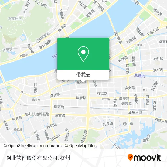创业软件股份有限公司地图