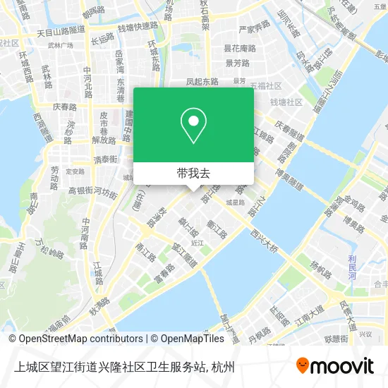 上城区望江街道兴隆社区卫生服务站地图