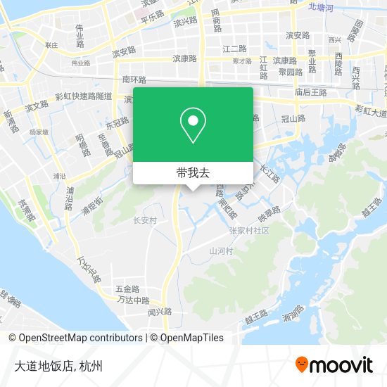大道地饭店地图