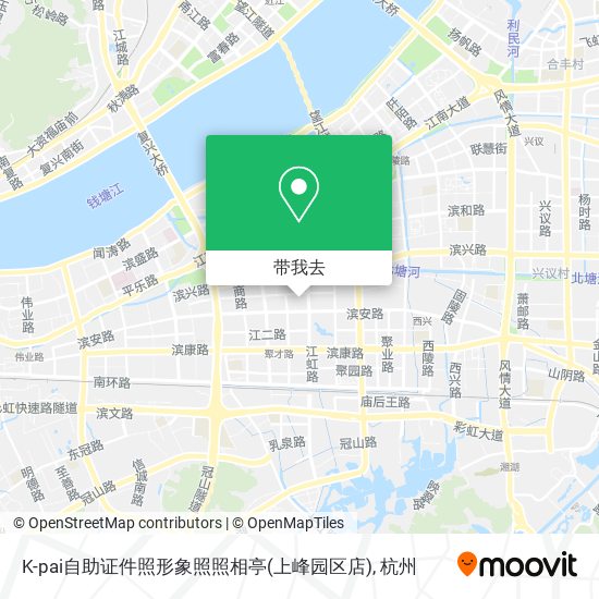 K-pai自助证件照形象照照相亭(上峰园区店)地图