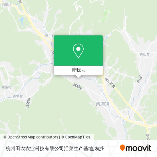 杭州田农农业科技有限公司活菜生产基地地图