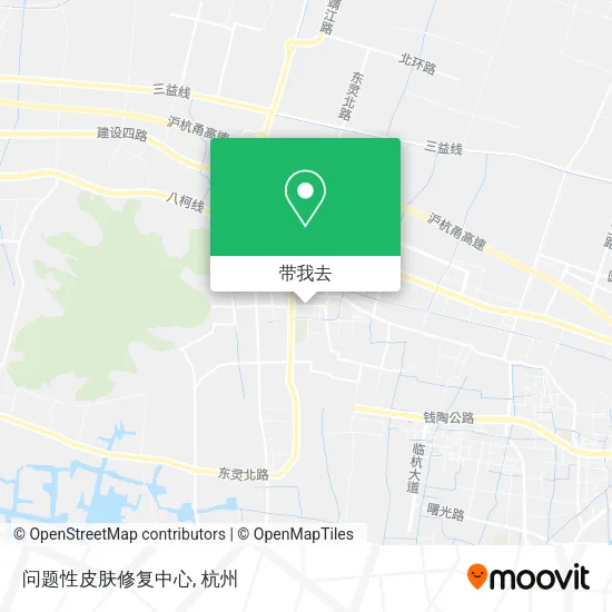 问题性皮肤修复中心地图